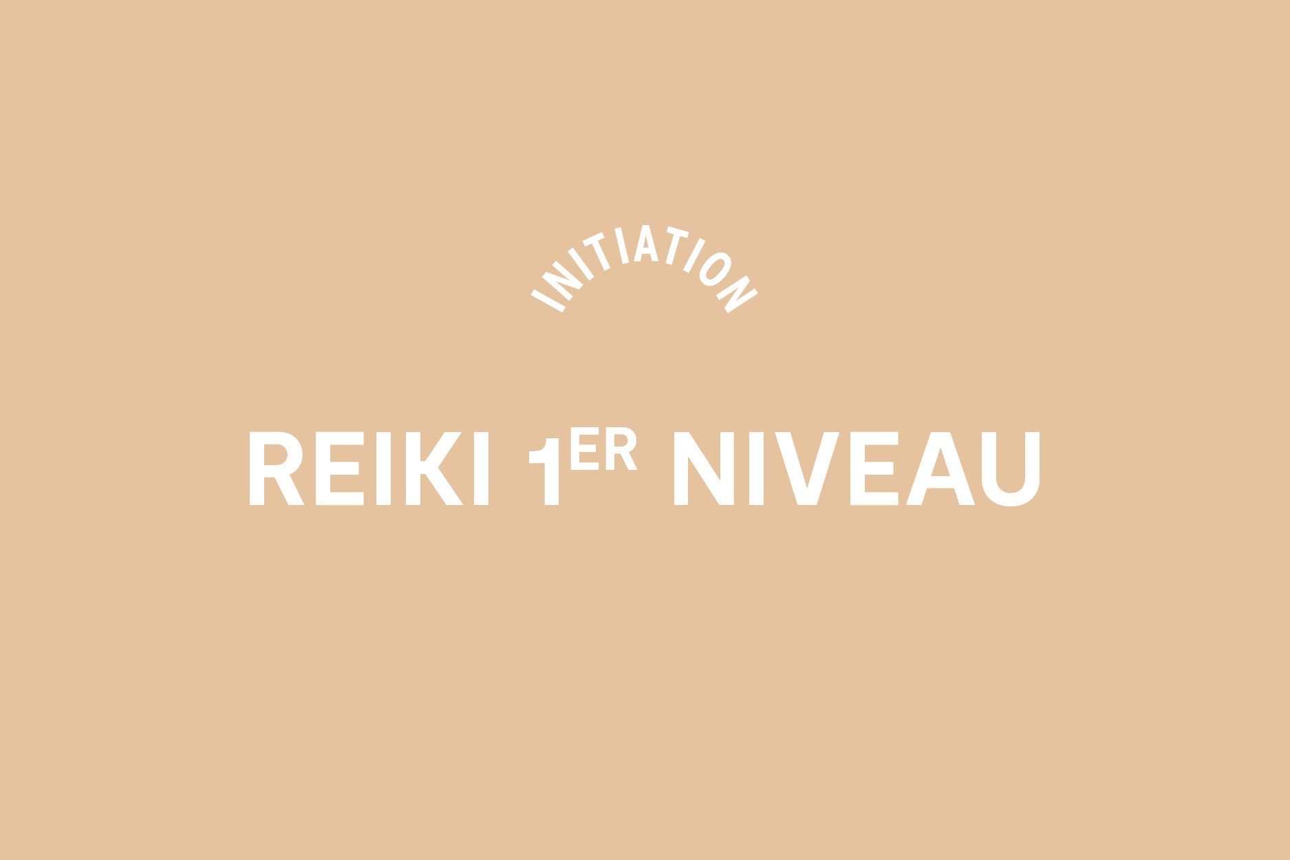 Initiation 1er niveau Reiki au Centre Amena