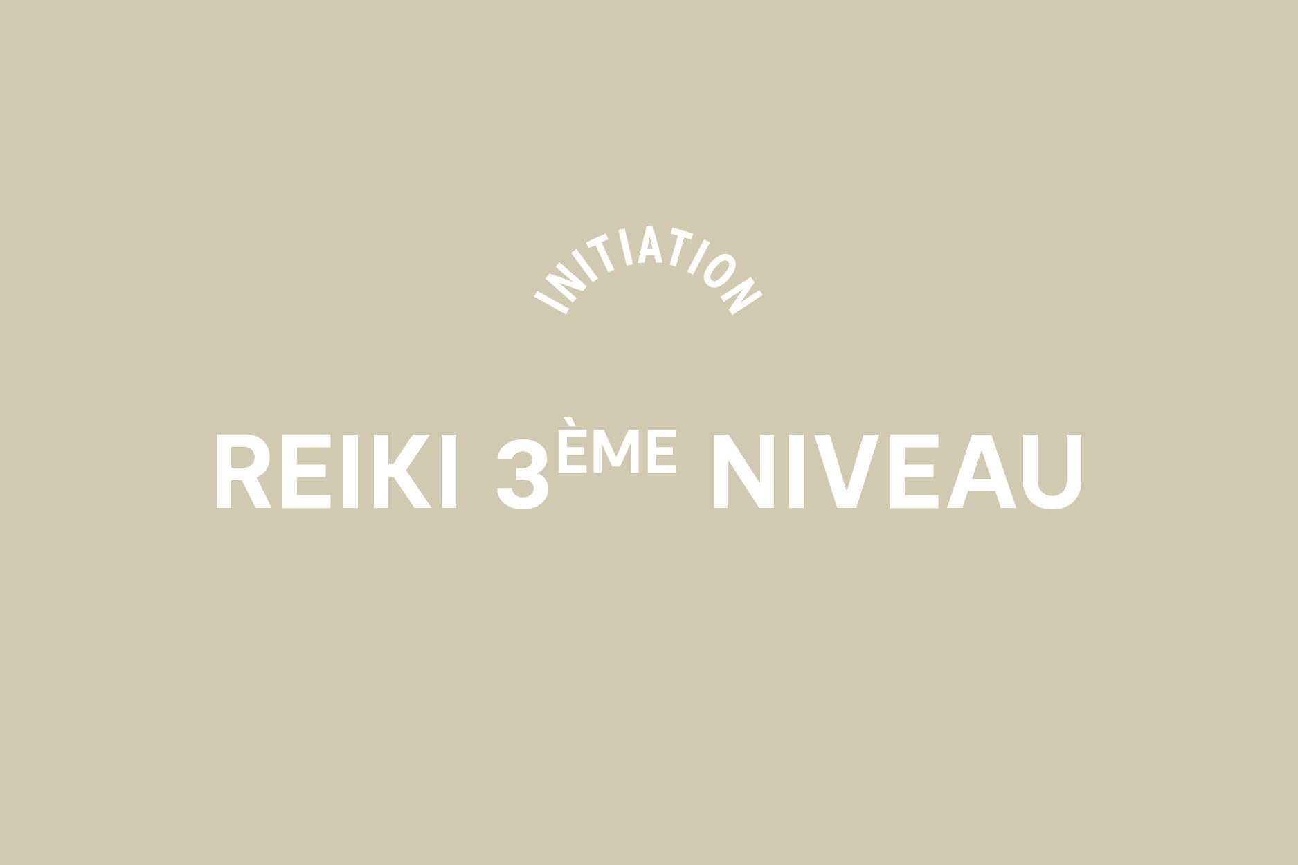 Initiation 3e niveau Reiki au Centre Amena
