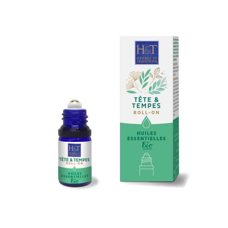 Roll-on - Tête et tempes bio